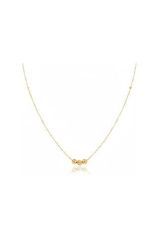 14 Ayar Altın 3'lü Dorikalı Mini Hediyelik Kolye 948 Gold