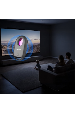 Lenyes Tx20 Gizli Kamera Dedektörü Ve Alarm Cihazı Find My Destekli Anti-loss Konum Takipli Siyah