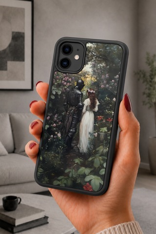 İphone 11 Uyumlu Romantikşövalye Desenli Kamera Korumalı Darbelere Dayanıklı Kılıf 1105-romantikşövalye-iphone11