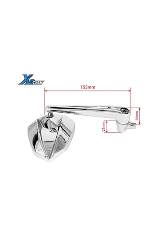 Vespa Gts-gtv-primavera-sprint Ayna Kısa Tip Krom Takım 2023- / X-storm