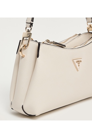 Guess Noelle Kadın Çapraz Askılı Çanta Hwzg9672730 Ekru