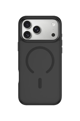 Apple iPhone Uyumlu 18 Pro Kılıf Wiwu Fgg-012 Armorpro Serisi M-safe Özellikli Parmak İzi Bırakmayan Kılıf Siyah
