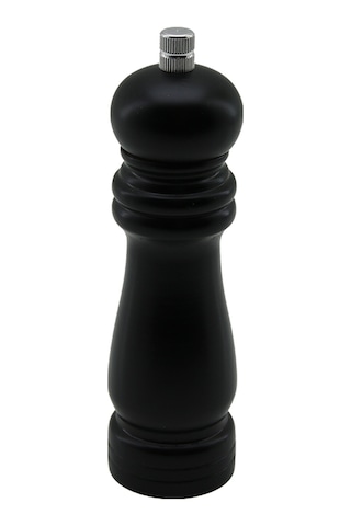 Storeşahin Küçük Siyah Ahşap Tuz Ve Baharat Öğütücü Çap 4.5 Cm, 15.5 Cm Shn0720
