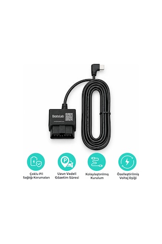 Botslab Obd Akıllı Park Kiti Araç Kamerası Güç Kablosu