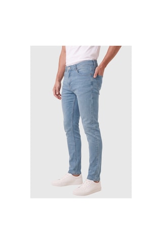 Deepsea Erkek Slim Fit Dar Kesim Likralı Mavi Kot Pantolon Dar Paça Pamuklu Esnek Jean 2608304