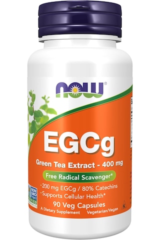 Now Foods Egcg Green Tea Extract 400 Mg 90 Veggie Kapsül Usa Menşeii Dmmedicineden