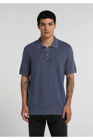 Colin's Colins Regular Fit Polo Yaka Düz Erkek Mavi Kısa Kol Kazak Cl1081015 Q1.v1 Inv İndigo