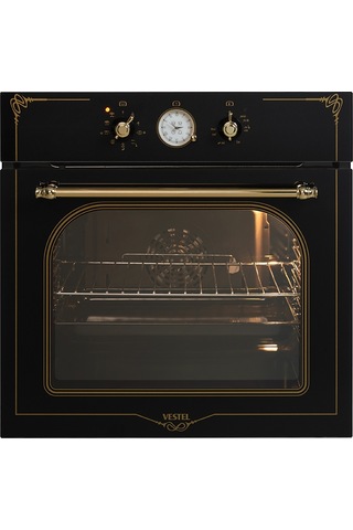 Vestel AF-7688 RS Rustik 70 L Ankastre Fırın Siyah