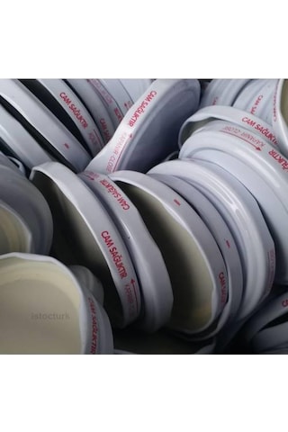 50 Adet Kaliteli Cam Konserve Kavanoz Kapağı 82Mm Kavanoz Için