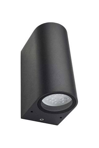 Dış Mekan Çift Yönlü Aplık Ip44 Ampul Dahil Antrasit