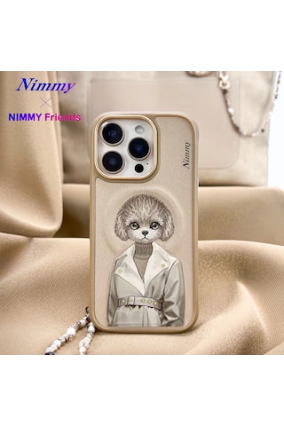 Samsung Uyumlu Galaxy S25 Ultra Magsafe 3d Gerçek Nakışlı Köpek Figürlü Fashion Kılıf Şeffaf