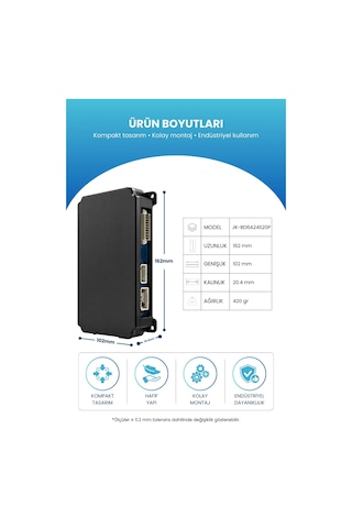 Jk Smart Bms Akıllı Batarya Yönetim Sistemi 8 24s 350a 0.6a Aktif Balans Jk-bd6a24s20p