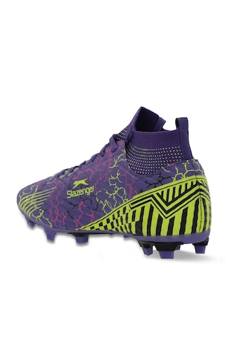 Slazenger Corner Kr Erkek Çocuk Krampon Mor Futbol Ayakkabısı Çok Renkli