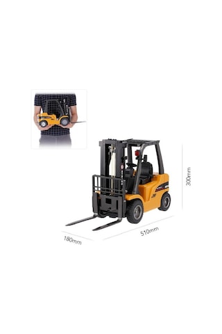 HUINA 1/10 Yüksek Kalite RC Model Forklift Uzaktan Kumandalı