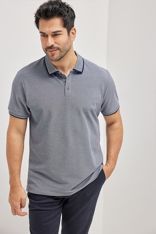 AC&Co / Altınyıldız Classics 4A4820200047LAC3XL Düğmeli Polo Yaka Cepsiz Slim Fit Erkek Tişört Lacivert