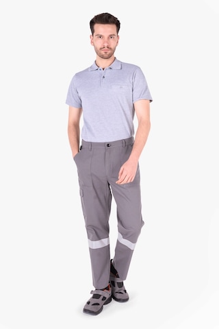 Reflektörlü Harman İş Pantolonu Gri