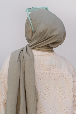 Bambu Şal Tesettür, Pamuklu, Hafif, Rahat, Şık, Yüksek Kalite, Hijab, Shawl, Original, Lux Yeşil