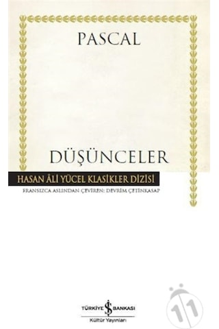 Düşünceler - Pascal - İş Bankası Kültür Yayınları