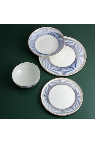 Jumbo Luna Fine Bone 24 Parça 6 Kişilik Yemek Takımı