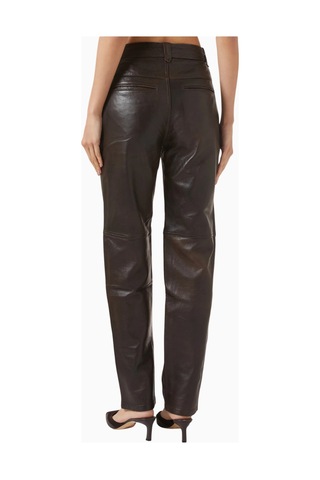 Represent Drive Pants, Lüks Deri Trousers İle Modern Ve Zarif Stil Kahverengi