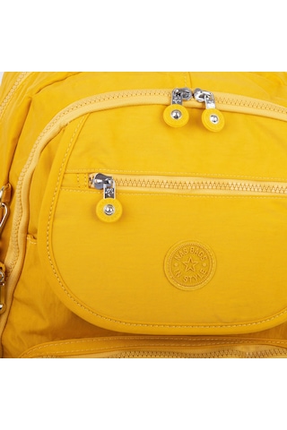 Nas Bag Unisex Büyük Boy Zararlı Kimyasal İçermeyen Waterproof Sırt Çantası Sarı Sarı