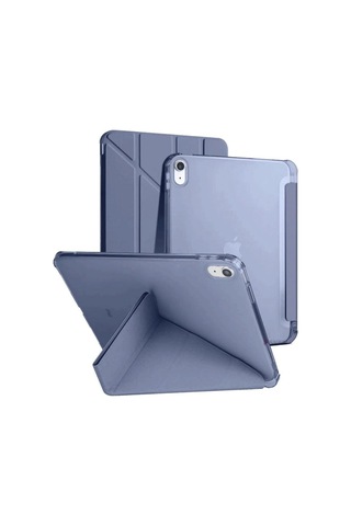 Apple Uyumlu iPad 2022 10.9 10.nesil Kılıf Kalemlikli Mars Tablet Kılıfı - Lavender