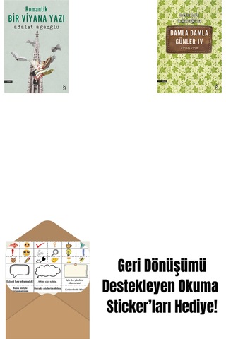 Romantik Bir Viyana Yazı + Damla Damla Günler 4 + Okuma Sticker'ları