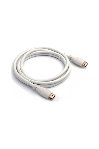 3M Metre Hdmi  Kablo V1.4 2160P Full Hd Beyaz Lcd Pc Laptop Ps3 3D
