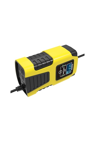 Symbee 6v/12v 2a Akıllı Akü Şarj Cihazı - Otomobil Motosiklet İçin 3 Aşamalı Tam Otomatik - Lcd Ekranlı - Güven Korumaları