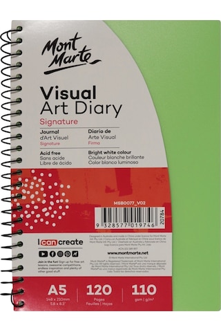 Mm Sanat Günlüğü Pp Renkli Kapak Signature A5 120 Sayfa 110gr