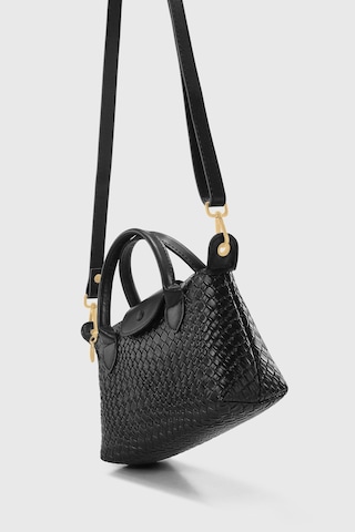 Housebags Siyah Örgü Çanta Çok Yönlü Pu Deri Omuz Askılı Çanta 273 Siyah