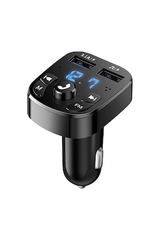 JOPUS F8 Bluetooth Araç Kiti Fm Transmitter