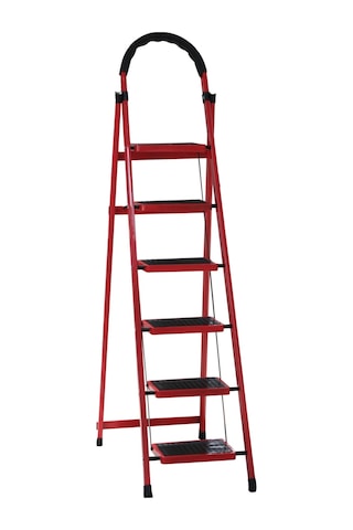 Safir Serisi Patika 6 Lı Ev Tipi Katlanır Merdiven Bahçe, Ofis, Ev İçin Dayanıklı 1 Adet