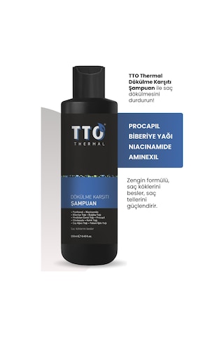 Tto Dökülme Karşıtı Şampuan 250ml Procapil,çay Ağacı Yağı,climbazole,aminexil Tüm Saçlar