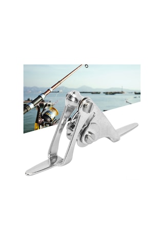 Wezone Güçlü Paslanmaz Çelik İki Katlı Pul Pulley, Bot Olta, Yem Olta Ve Çelik Olta İçin Uygun, Kolay Kurulum Ve Taşınabilir Tesisat Aksesuarı