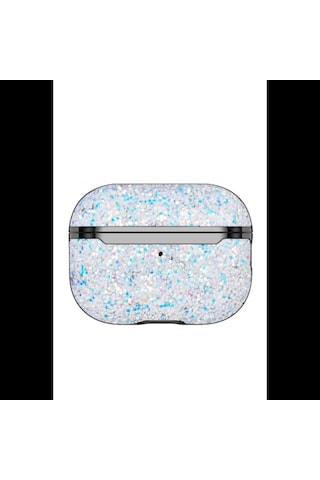 Onegif Apple Uyumlu AirPods 2 2.nesil Bright Simli AirPods Kapak - Gümüş