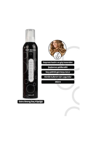 Morfose Extra Strong Saç Köpüğü 2 x 350 ML