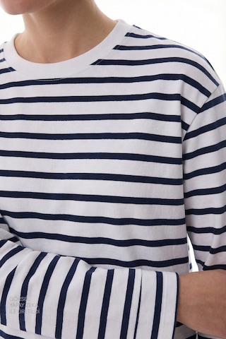 Penti Çizgili Relax Fit Uzun Kollu Üst