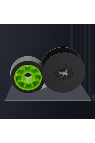 Xindoker 5 Adet 12mm X 50m Siyah Karbon Şerit - Lm-370,380,390,550a/e Uyumlu Makinalar İçin