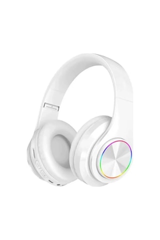 Mercitech B39 Bluetooth 5.0 Kablosuz Işıklı Katlanabilir Kulaküstü  Kulaklık