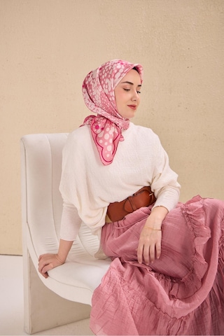 Silk Home Twill İpek Eşarp 11515-13 Pembe