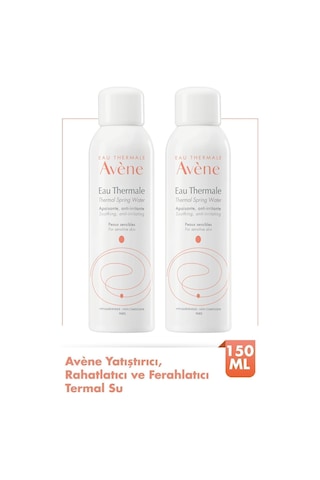 Tüm Cilt Tipleri İçin Kullanıma Uygun , Orta Boy Avène Termal Su 150 Ml X2
