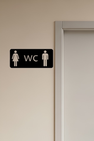Wc Tabelası, Tuvalet Levhası, Kadın Erkek Tabela, Yönlendirme Levhaları 59