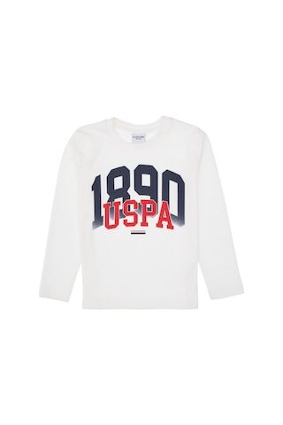 U.S. Polo Assn. Erkek Çocuk Beyaz Pijama Takımı 50318565-VR013