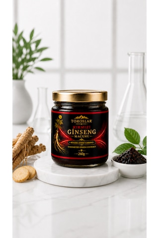 Kırmızı Kore Ginseng Bitkisel Destek Macunu 240gr