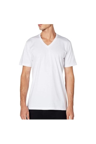 3 Adet Çift Kaplan 952 Süprem V Yaka T-Shirt Fanila Yüksek Kalite (550068382)