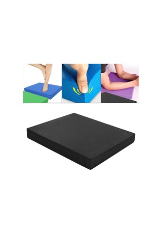 Suntek Denge Pedi Eğitmen Yoga Mat Köpük Esneme Siyah