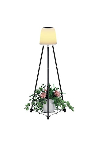 Uzmlight Ack Ag60-06851 Led Ayaklı Solar Sıyah Aplık