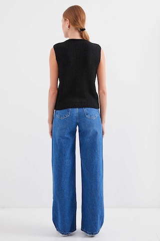 Gabria Kadın Triko Yelek Siyah