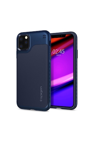 Spigen Apple Uyumlu iPhone 11 Pro İle Kılıf Hybrid Nx Denim Blue